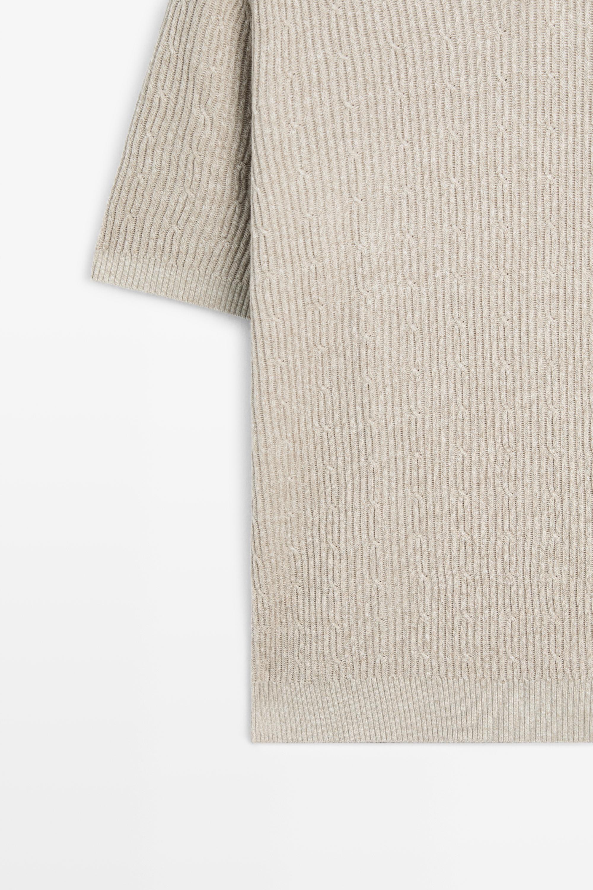 Cable-knit polo sweater - LIMITED EDITION